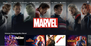 Filmes da Marvel no Disney Plus