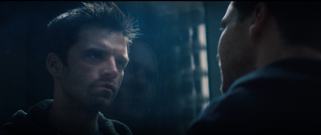 Soldado Invernal e Barão Zemo na série (Imagem: Reprodução/Disney Plus | Marvel)