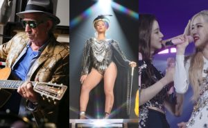 Keith Richards, Beyoncé, Blackpink (Reprodução / Netflix)