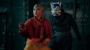 Gordon Cormier como Aang em Avatar: O Último Mestre do Ar (Divulgação / Netflix)