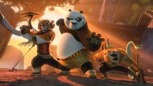 Po e os Cinco Furiosos em Kung Fu Panda (Reprodução)