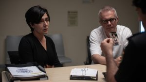 Candela Peña como Rosario, Tristán Ulloa como Alfonso em O Caso Asunta (Divulgação / Netflix)
